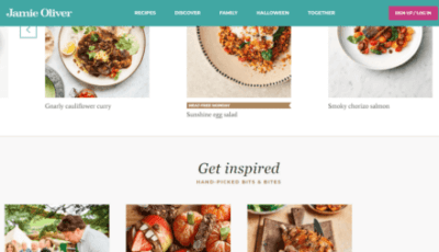 Jamie Oliver website